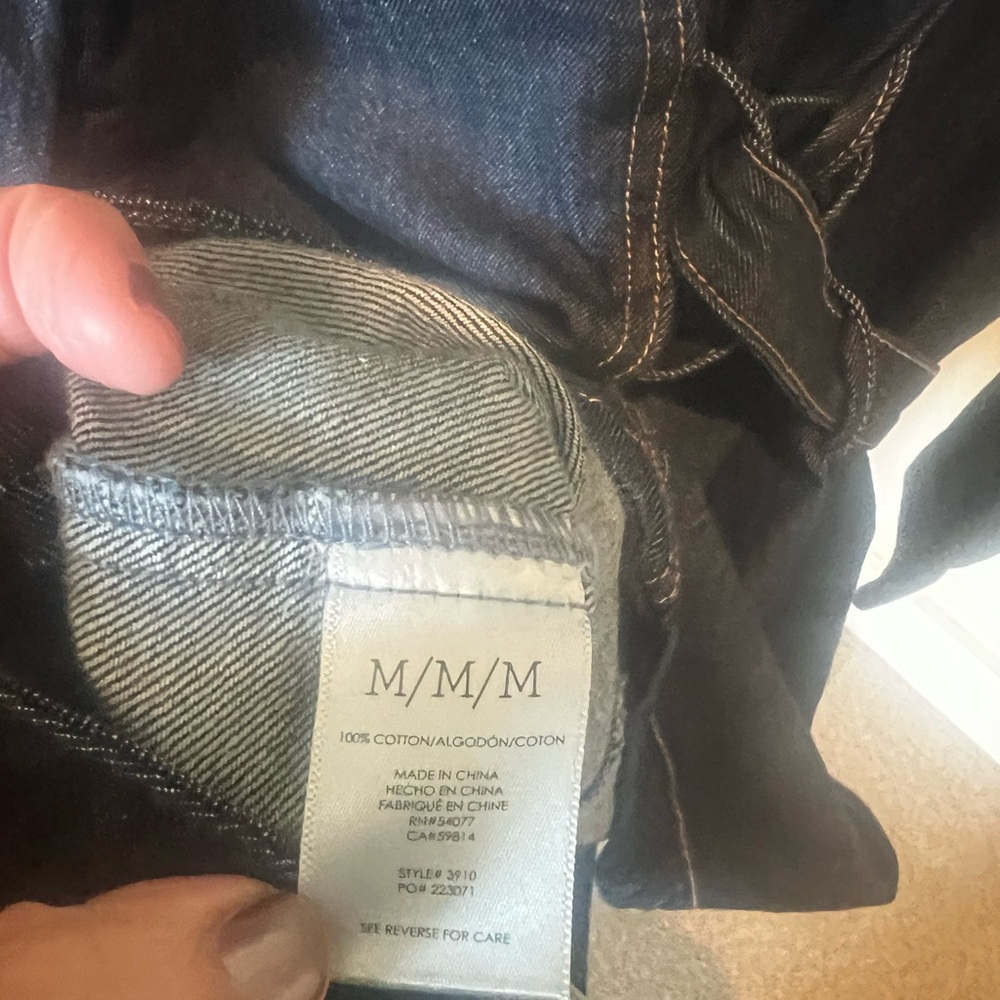 CAbi Dark Blue Denim Button-Up jacket - Picture 5 of 5